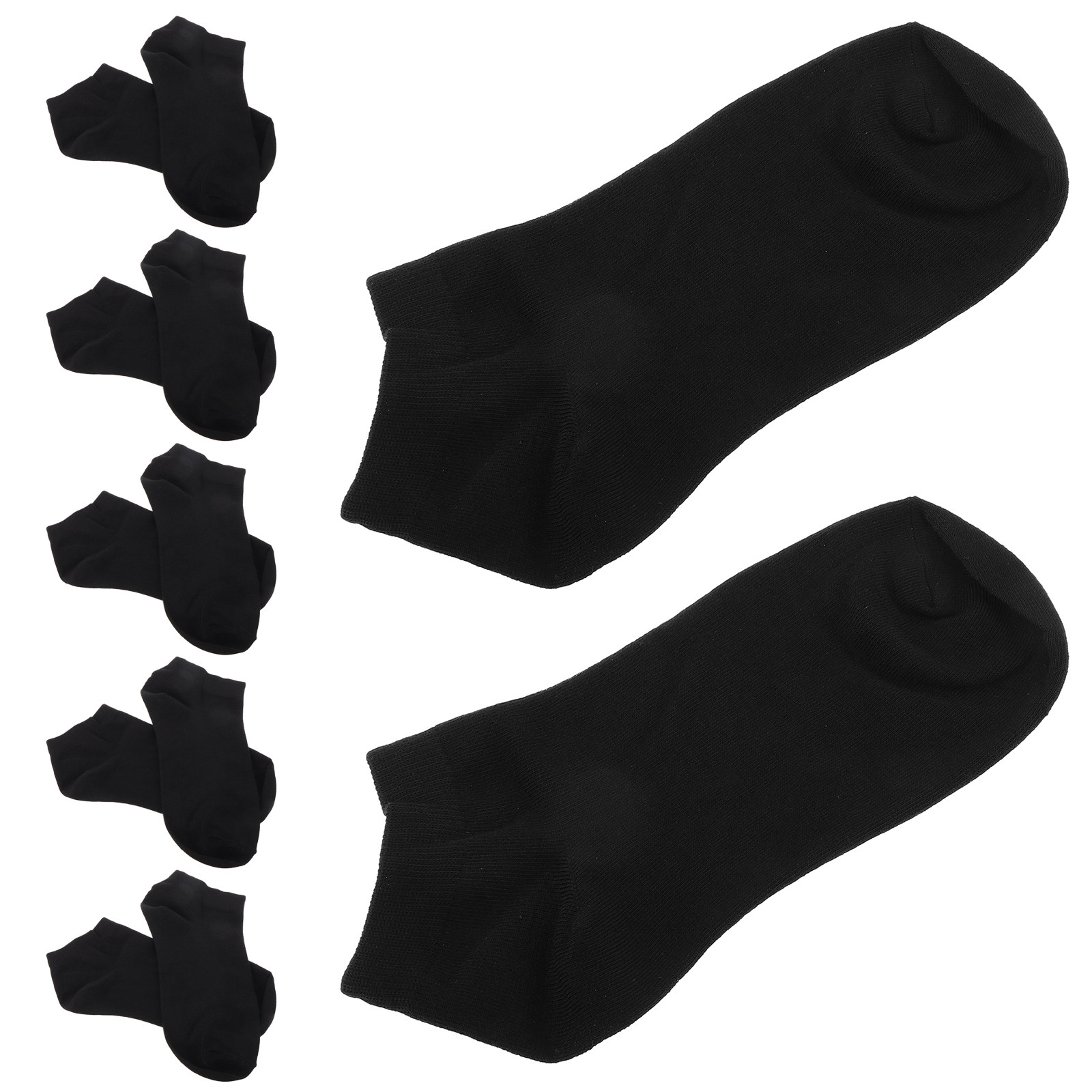 Invisibility Sock Loafer - 6 paar damesbootsokken, onzichtbaar, ademend katoen,