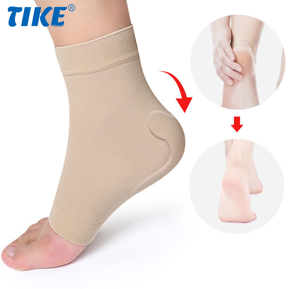 Ankle Brace Sock - 1 paar Boot Bumper Gel Pad