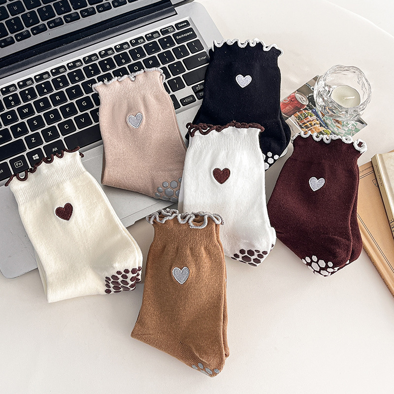 Yoga Sokken Dames Katoen Hart  - No Show Sock Women recensie en prijs