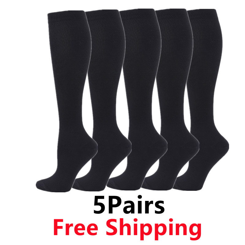5 Paar/pak Compressie Sokken M - Compression Sock Medical recensie en prijs