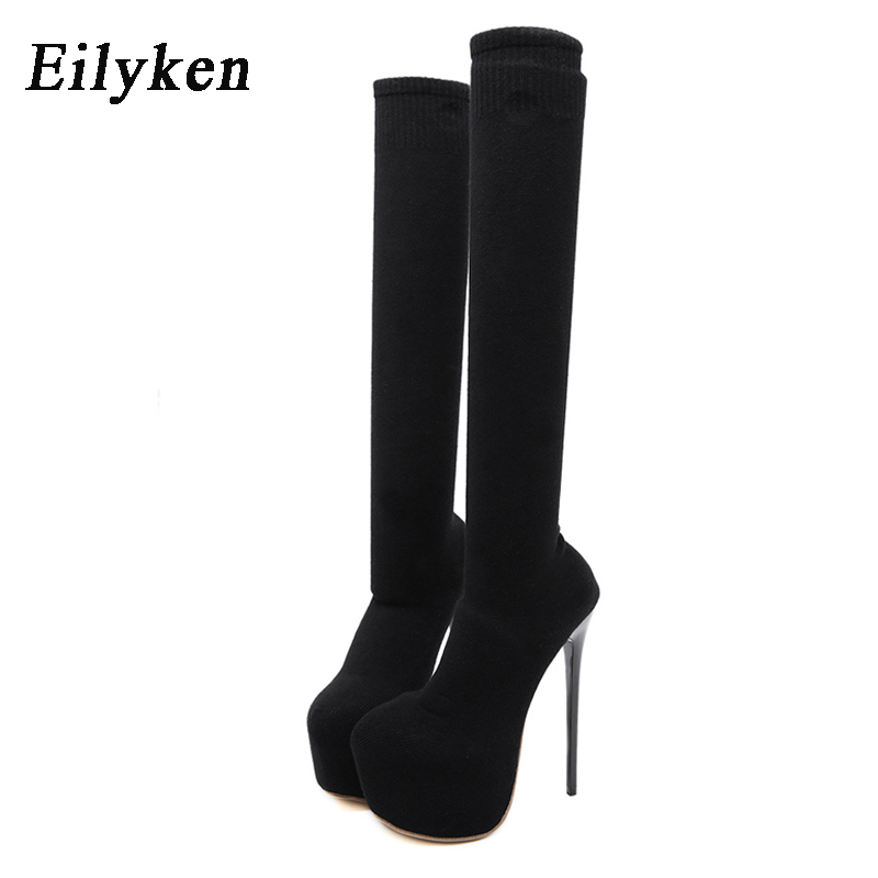 Eilyken Mode Platform Stretchs - Knee High Sock Women recensie en prijs