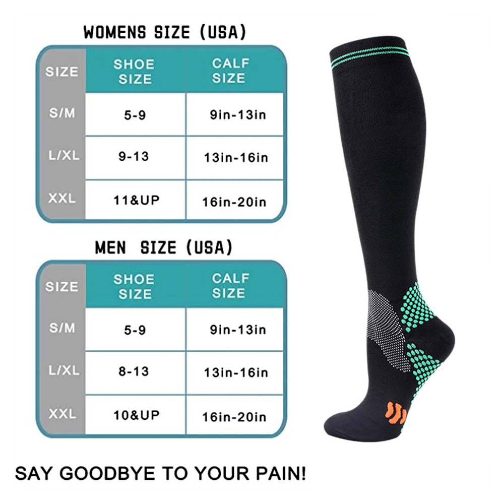 1 paar compressiekousen voor m - Compression Sock Medical recensie en prijs
