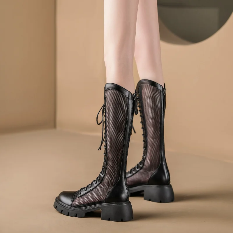 Vrouwen Zomer Kniehoge Mesh Ho - Knee High Sock Women recensie en prijs